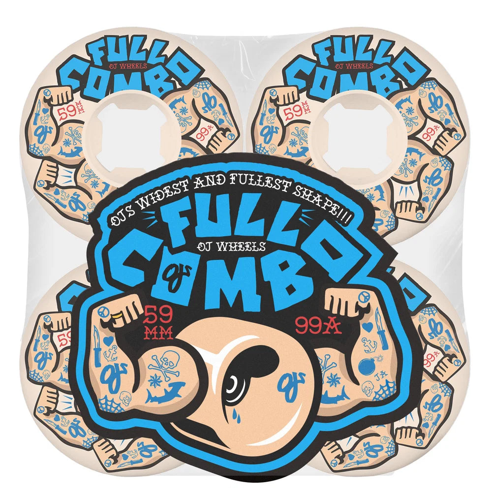 OJ Wheels - Team Elite Full Combo Wheel - 59mm 99a