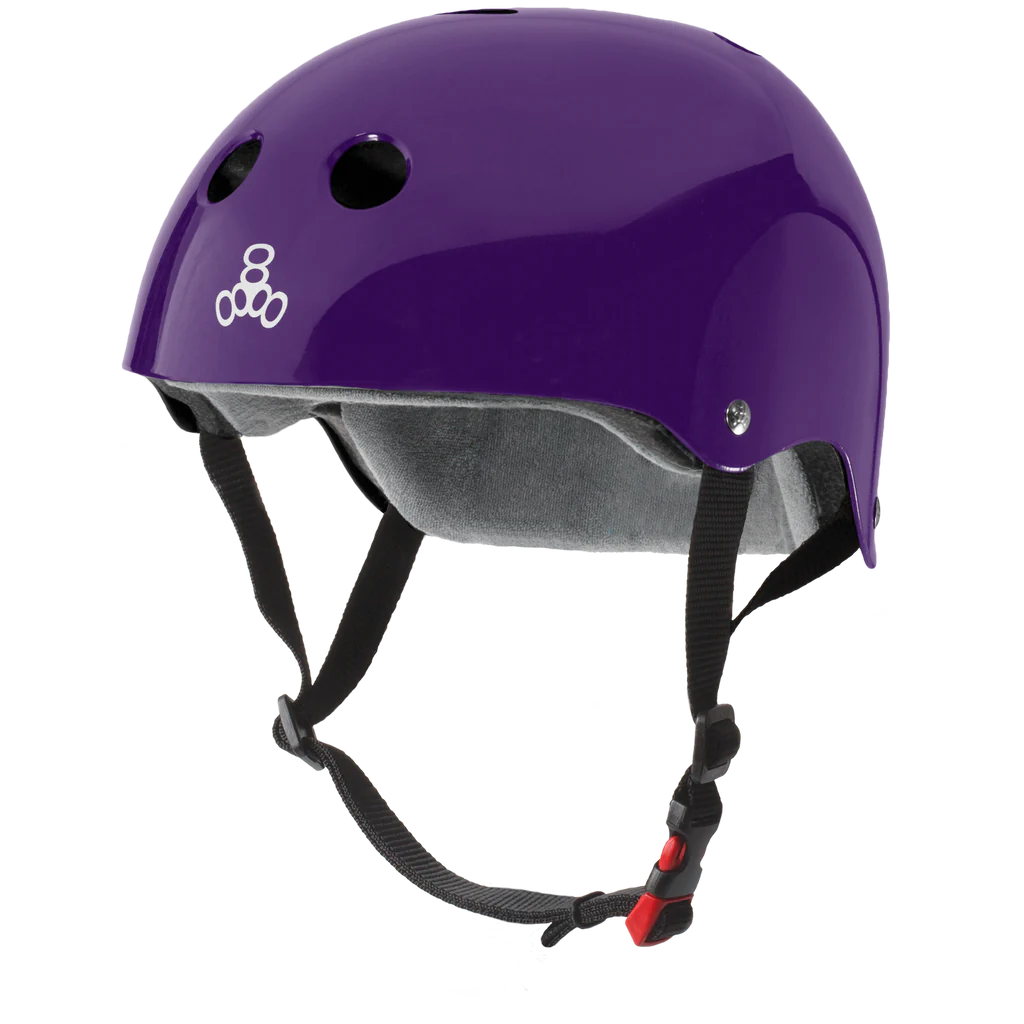 Triple 8 Helmets - The Certified Sweatsaver Helmet - Purple Matte