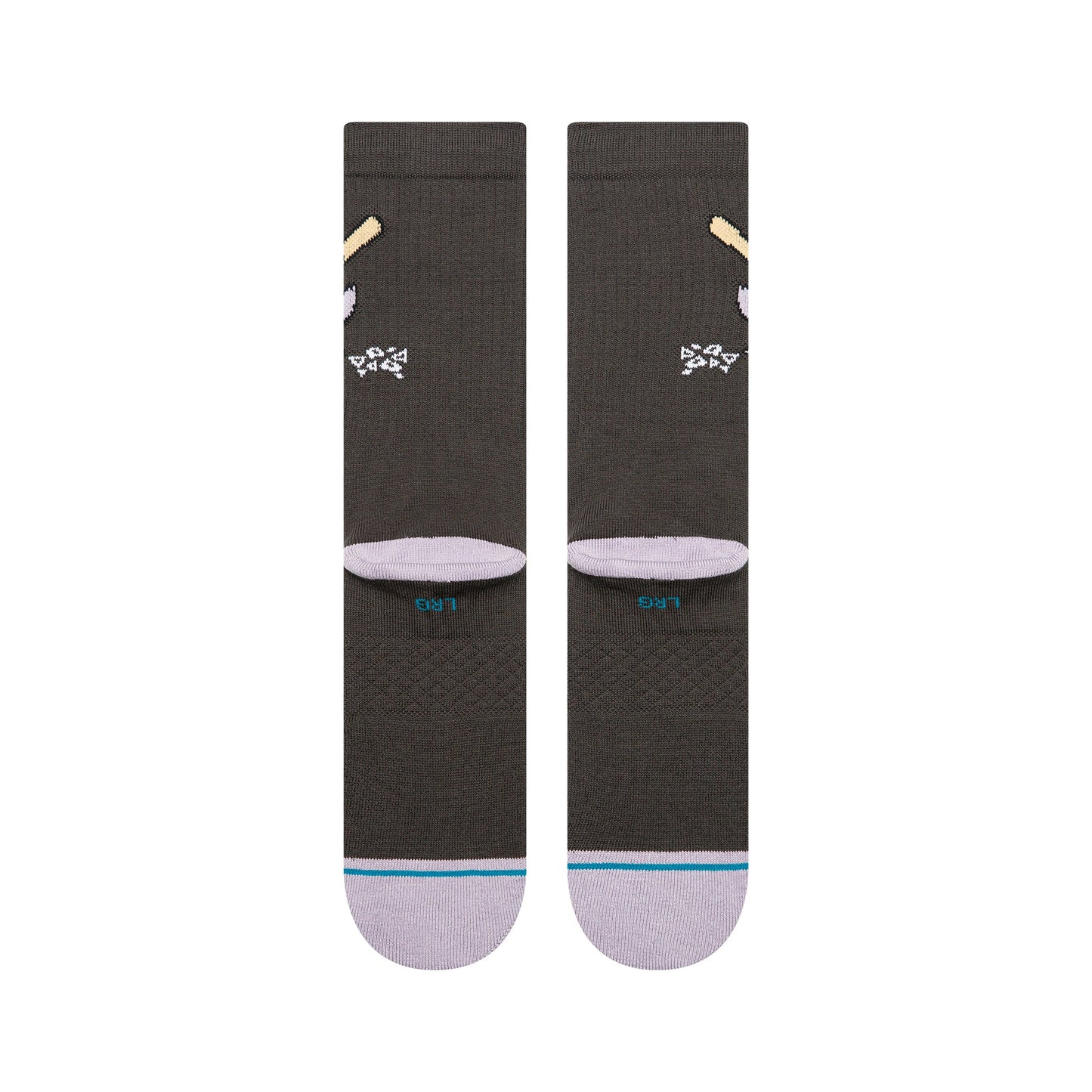 Stance Socks - Lights Out Crew Sock - Charcoal