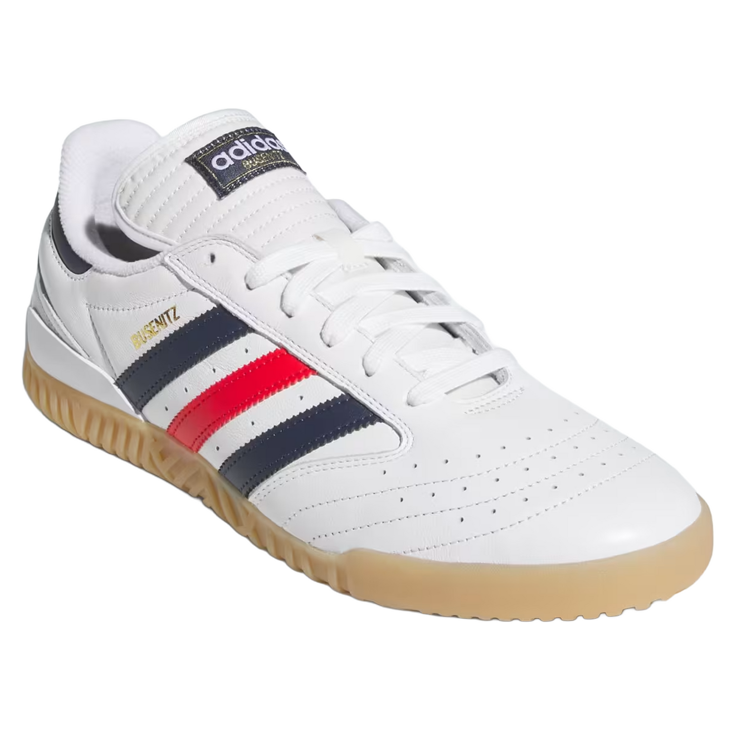 Adidas - Busenitz Indoor Super Shoe - Cloud White / Collegiate Navy / Better Scarlet