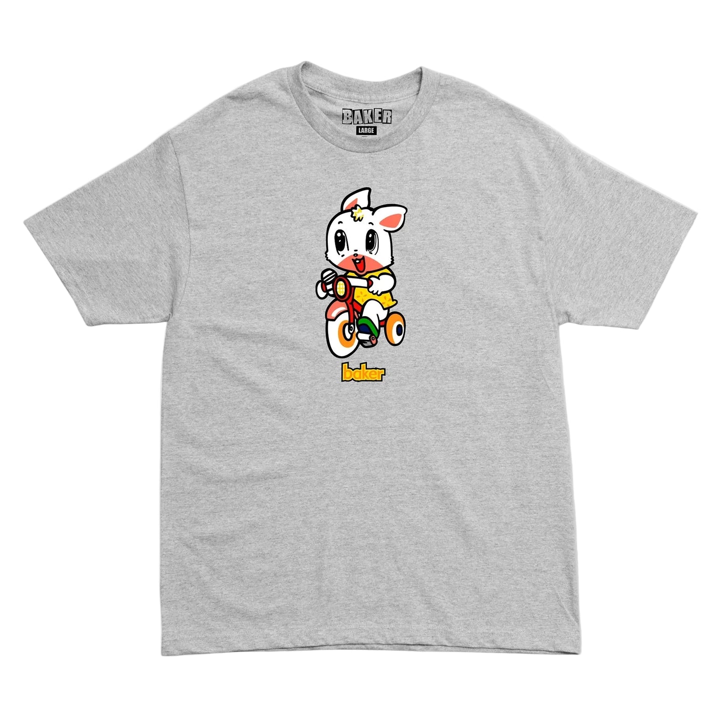 Baker Skateboards - Bunny T-Shirt - Heather Grey