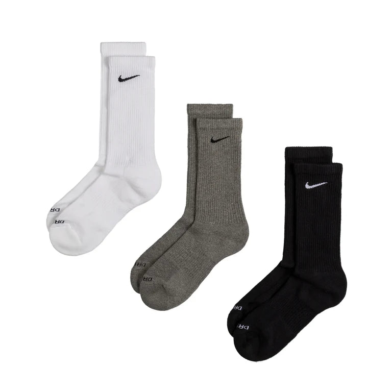 Nike - Everyday Cushioned Crew Socks 3-Pack - Multi Color