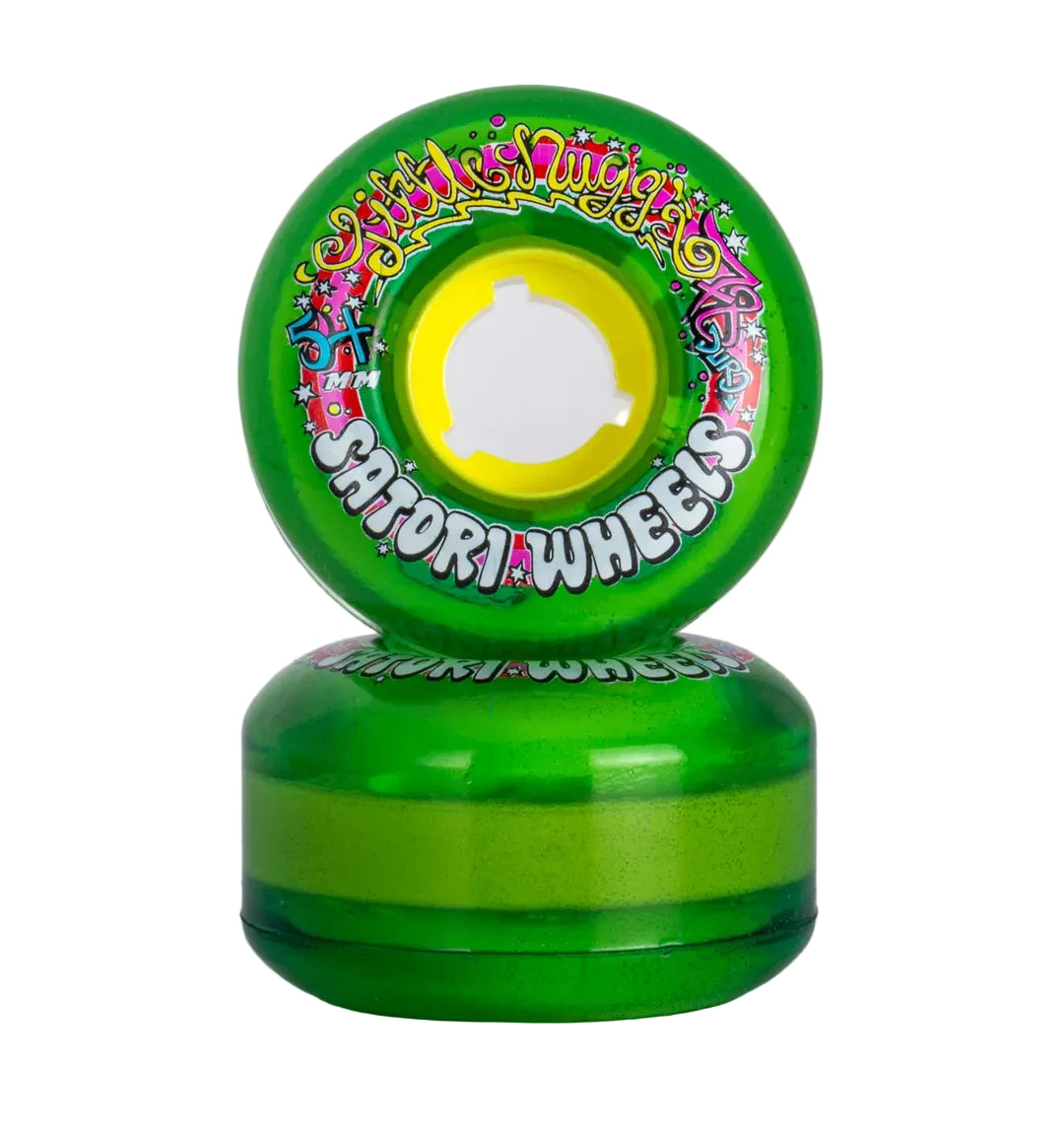 Satori Wheels - Lil Nugz Clear Cruiser Wheel - 54mm 78a Green