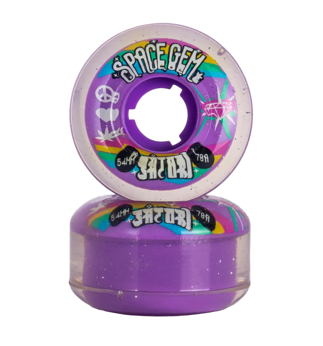 Satori Wheels - Space Gem Clear Cruiser Wheel - 54mm 78a