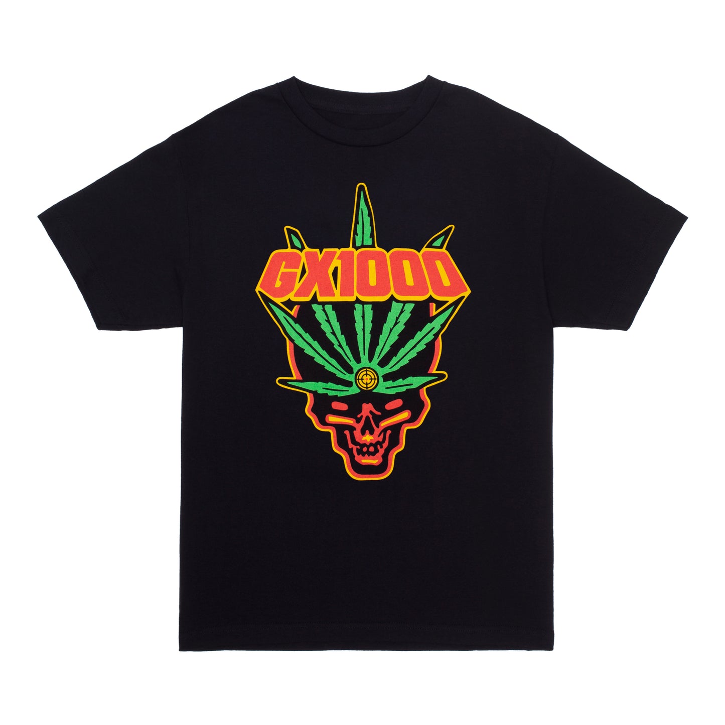 GX1000 - Leaf T-Shirt - Black