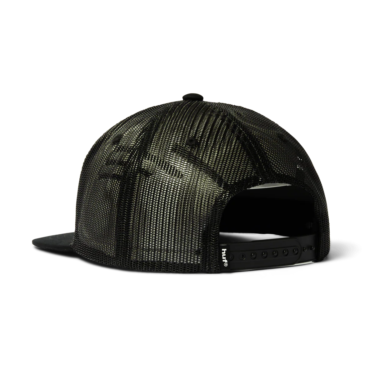 HUF - Thrasher Logo Twill Trcuker Hat - Black