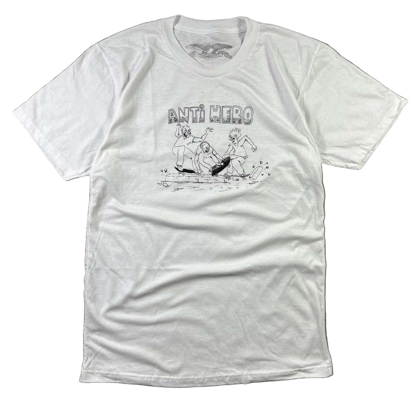 Anti-Hero Skateboards - Curb Pit T-Shirt - White