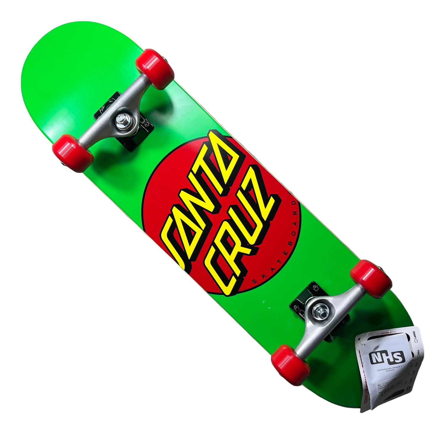Santa Cruz Skateboards - Classic Dot Mid Complete Skateboard - 7.8"