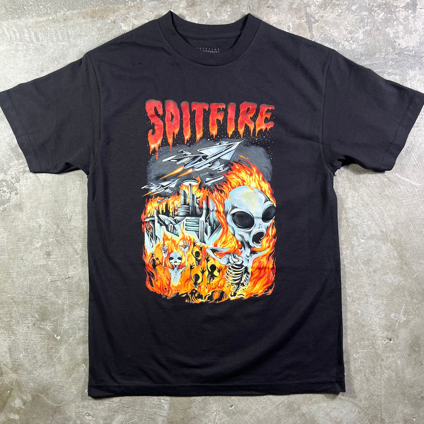 Spitfire Wheels - Invasion Premium Blend T-Shirt - Black