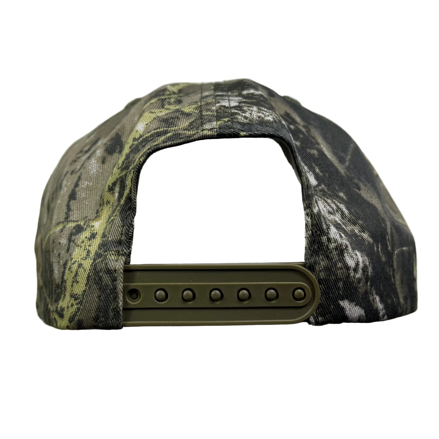 Block - B Logo Snapback Hat - Woodland Camo/Orange
