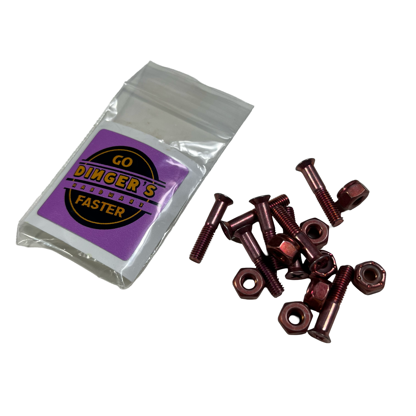 Dinger's Hardware - 8 PK Hardware - Red