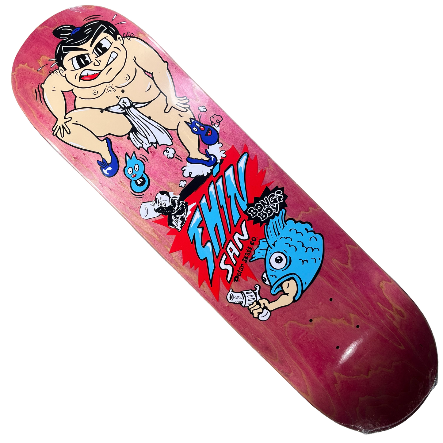 Polar Skate Co. - Shin Sanbongi Bongi Boy Deck - Pink 8.5"