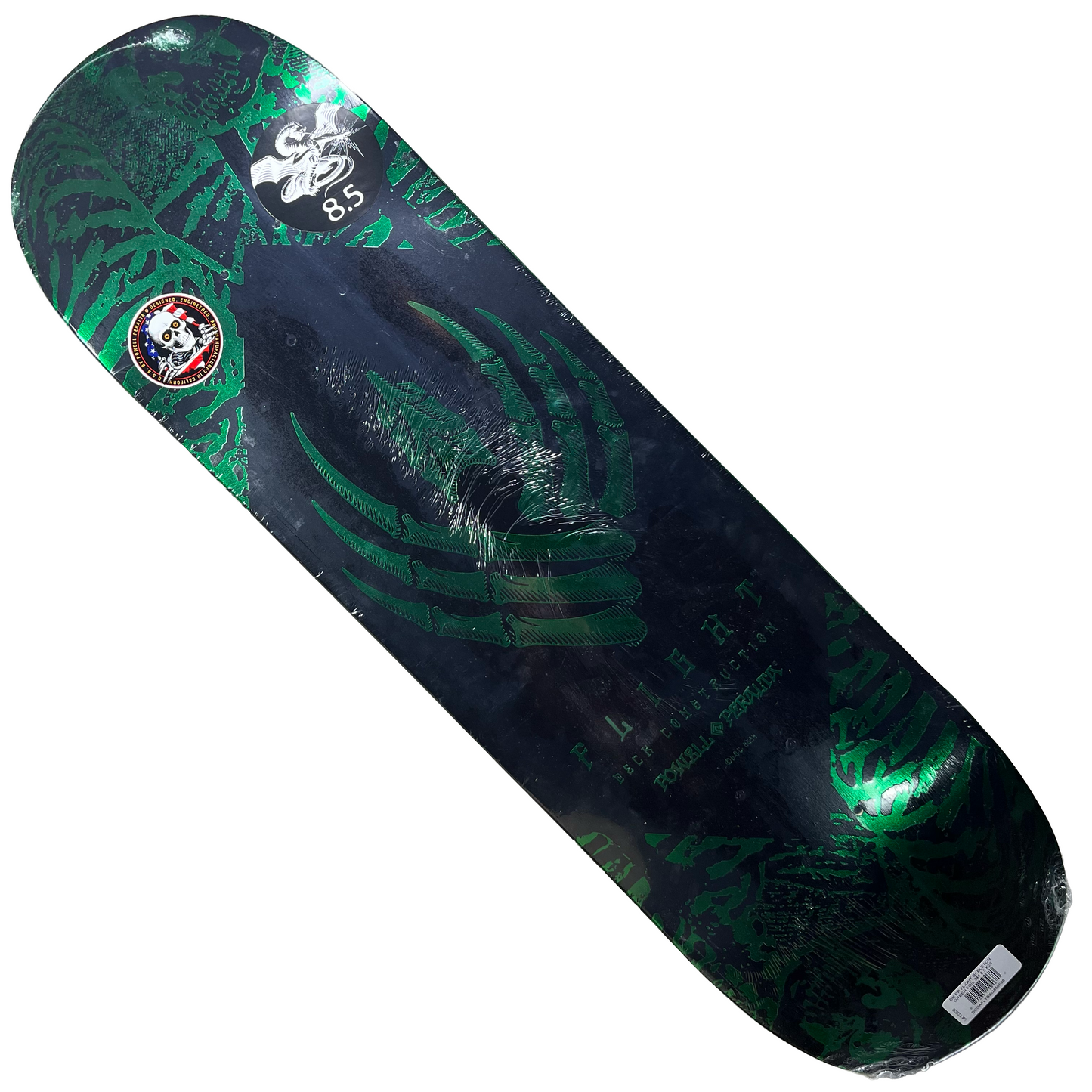 Powell Peralta - Skeleton Green Foil Flight Deck - 8.5"
