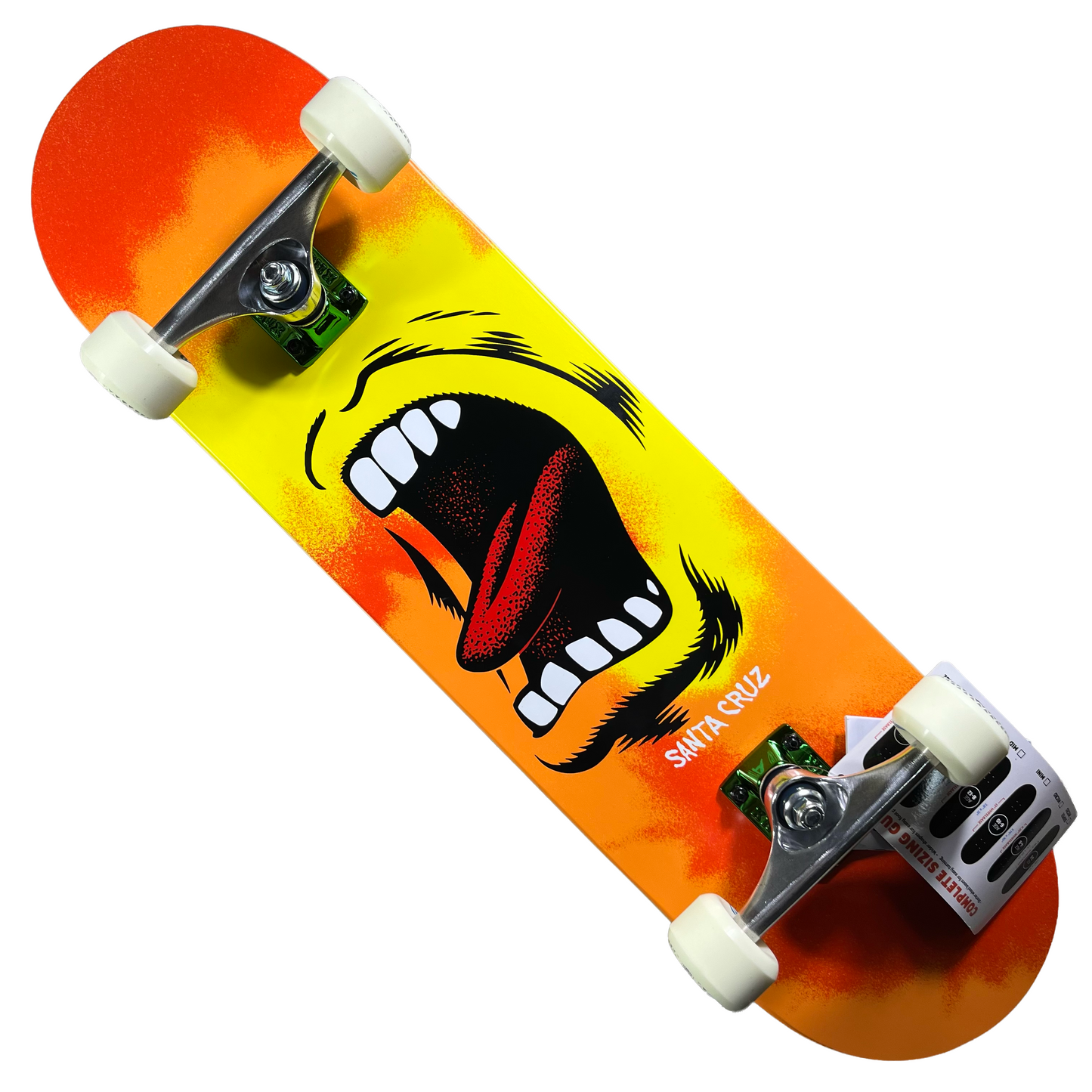 Santa Cruz Skateboards - Big Mouth Flame Full Size Complete Skateboard - 8.0"