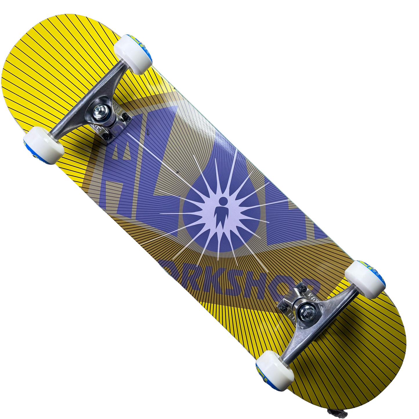 Alien Workshop Skateboards - OG Burst Complete Skateboard Yellow - 8.375"