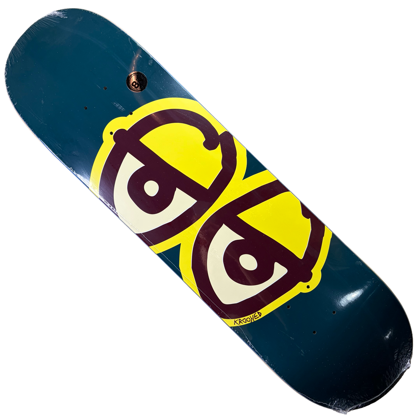 Krooked Skateboards - Team Eyes Deck - Spruce 8.25"