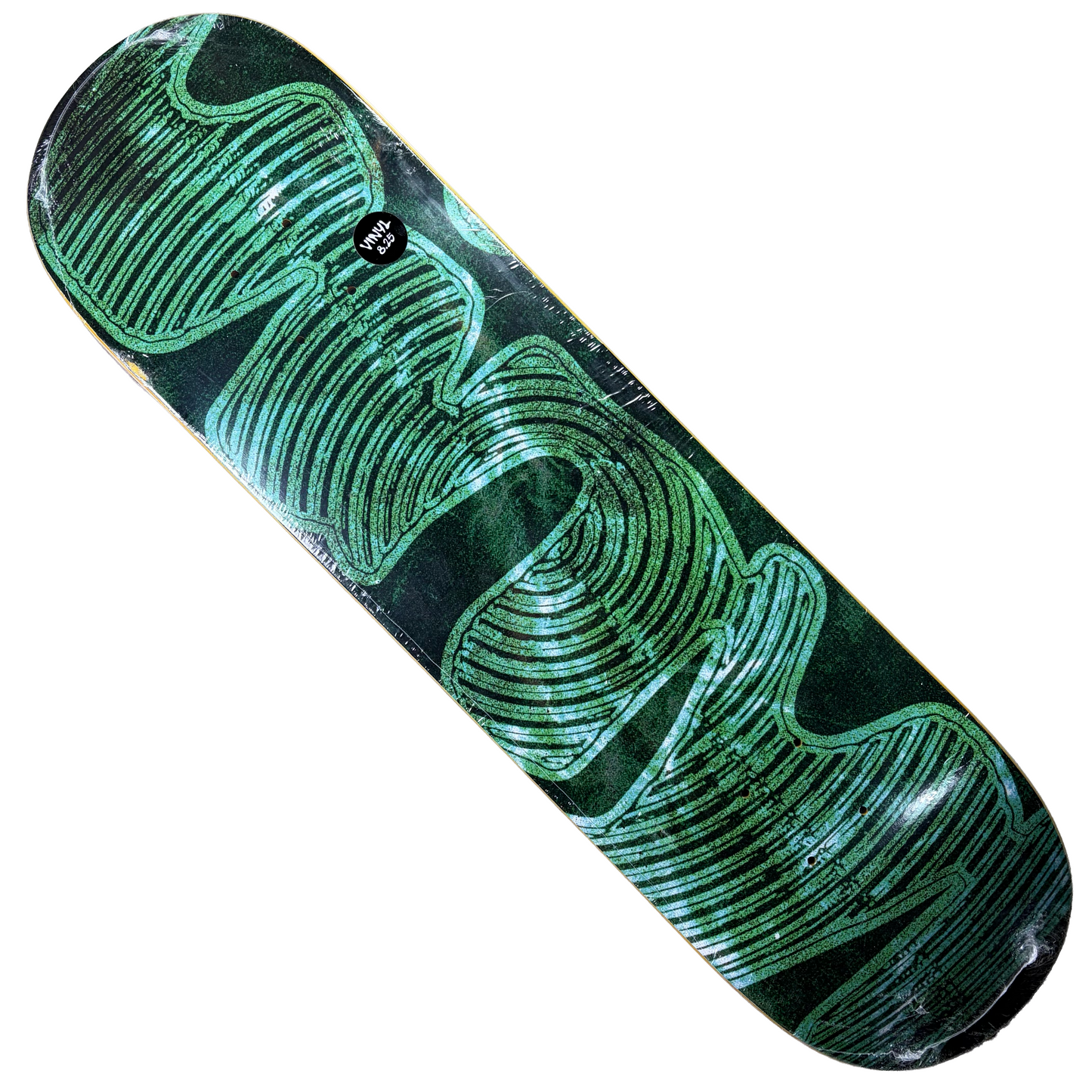 Vinyl Skateboards - Logo Green Deck - 8.25"