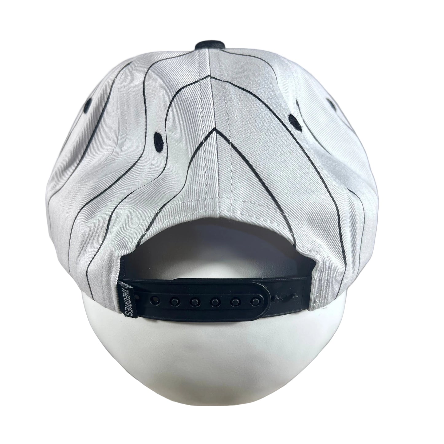 Theories - Speedway Snapback Hat - Black / Pinstripe