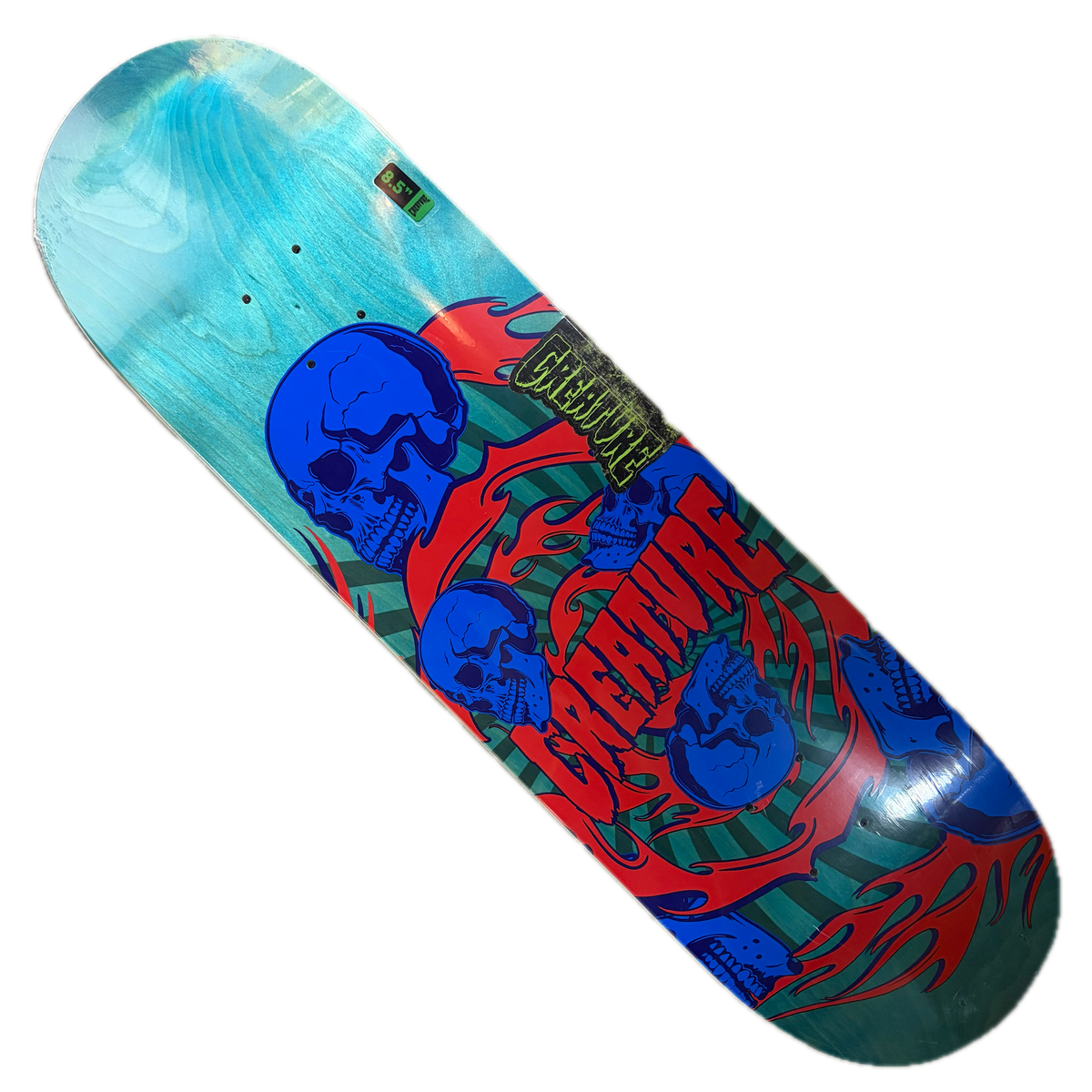 Creature Skateboards - Spiral Skull Deck - 8.53"