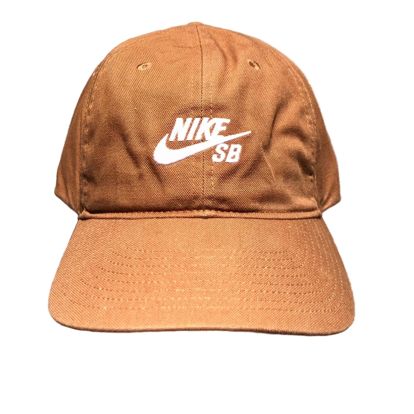 Nike SB - Club Unstructured Skate Strapback Hat - Light British Tan / White