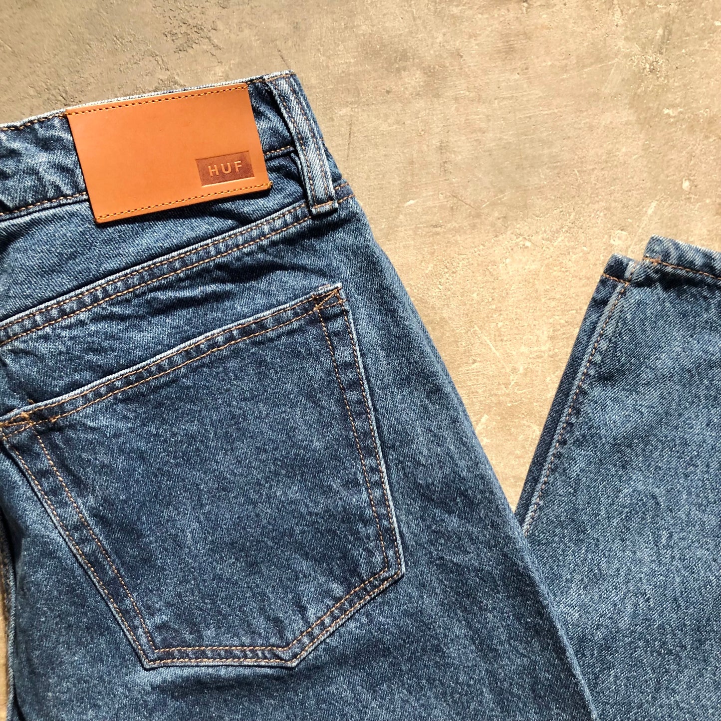 HUF - Original Denim Pant - Stone Wash Blue