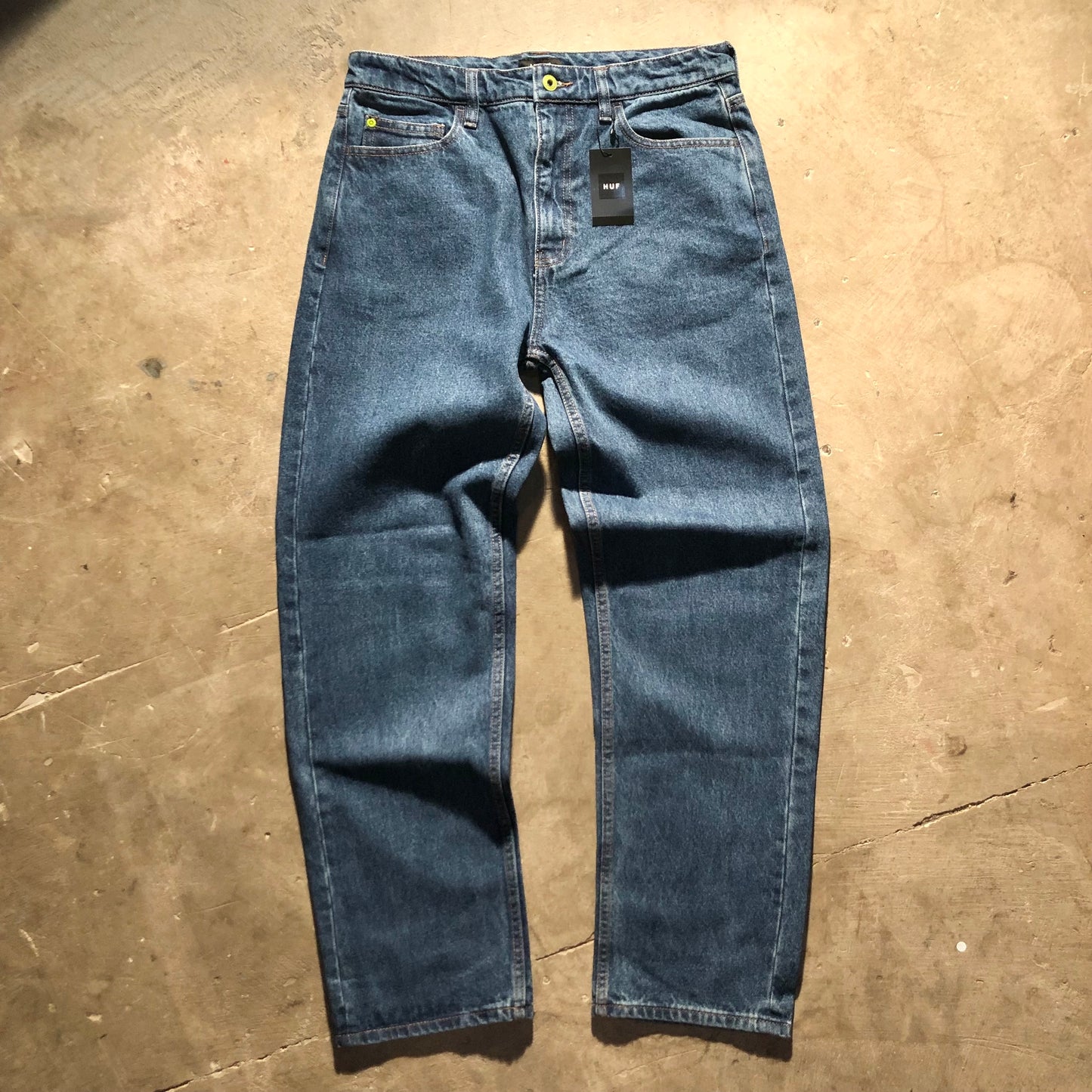 HUF - Original Denim Pant - Stone Wash Blue