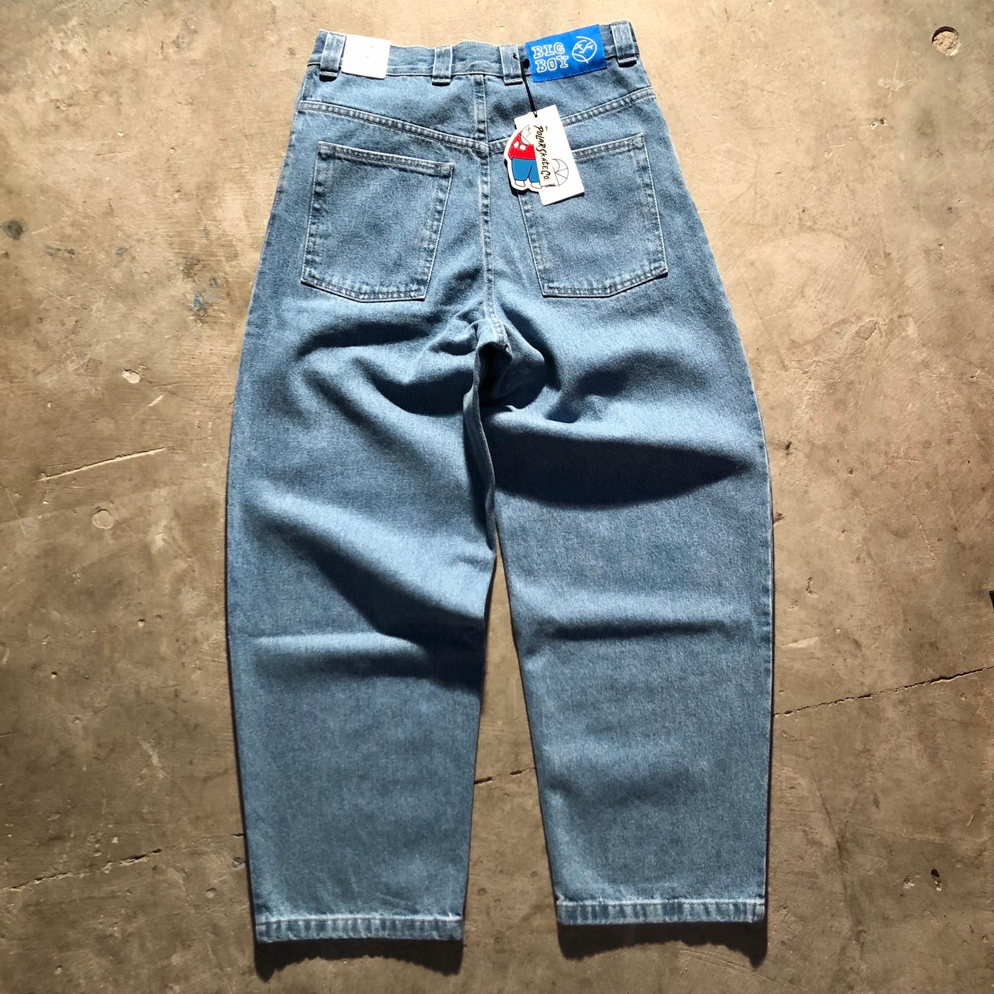 Polar Skate Co. - Big Boy Denim Pant - Mid Blue