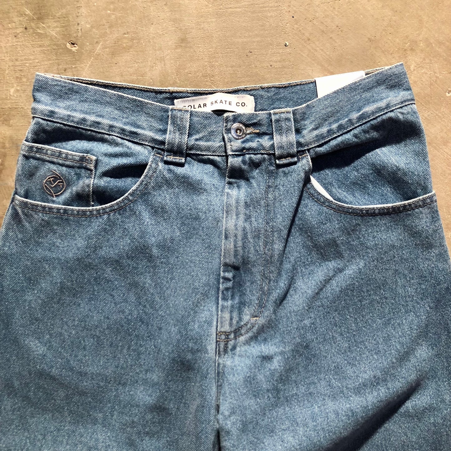 Polar Skate Co. - Big Boy Denim Pant - Mid Blue