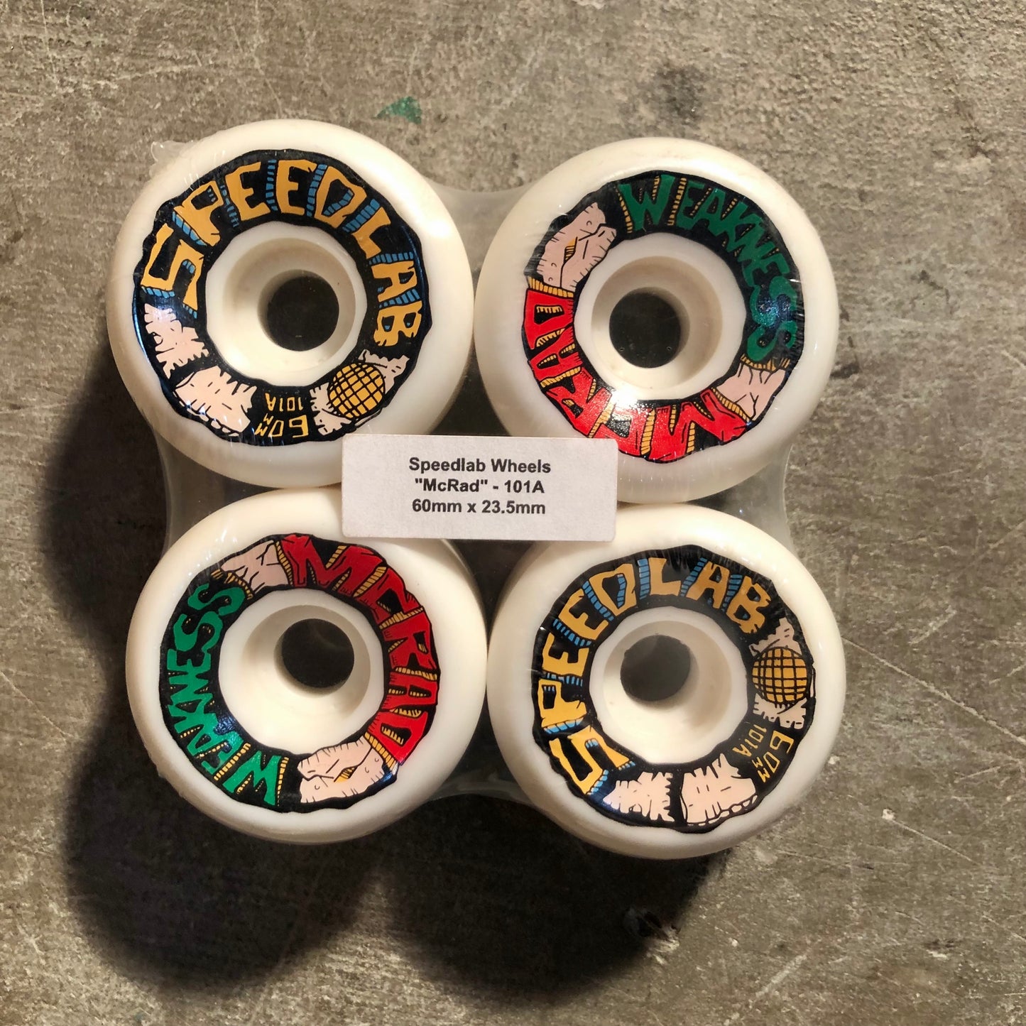 Speedlab Wheels - McRad Weakness Wheel - 101a 60mm