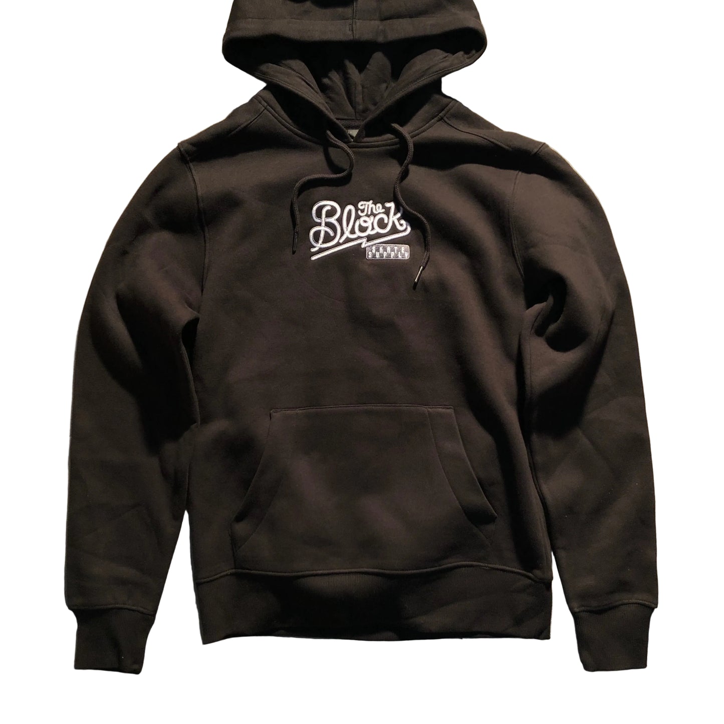 Block - Diner Logo Embroidered Pullover Hoodie - Black