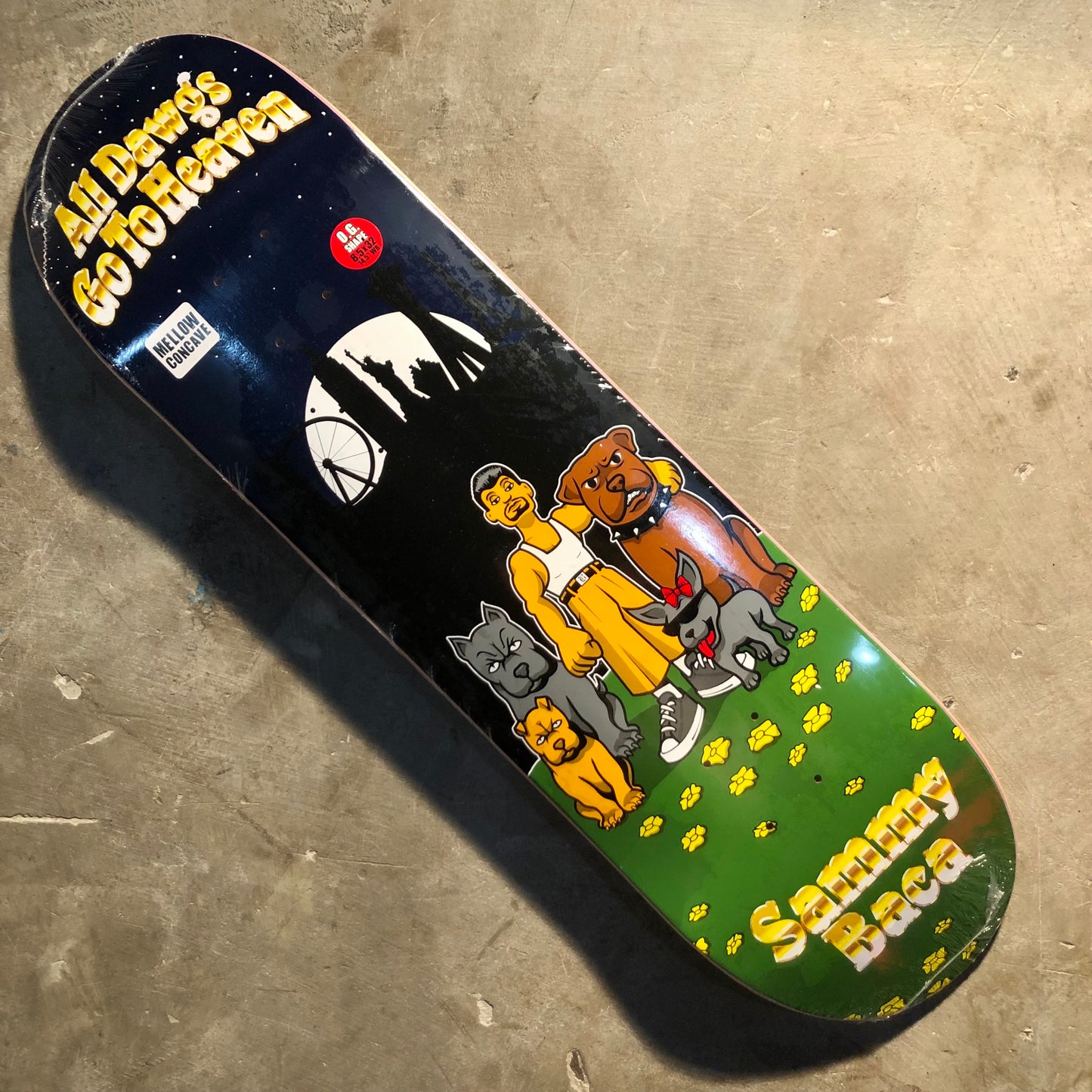 Baker Skateboards - Sammy Baca All Dawgs Go to Heaven Deck - 8.5"