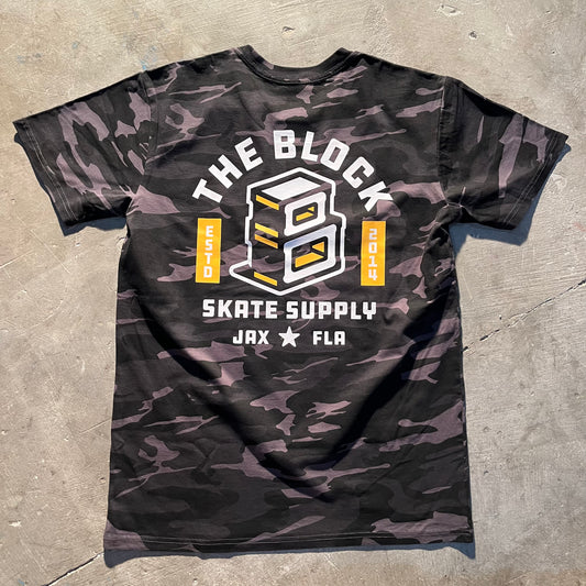 Block - Another Roots Logo T-Shirt - Camo