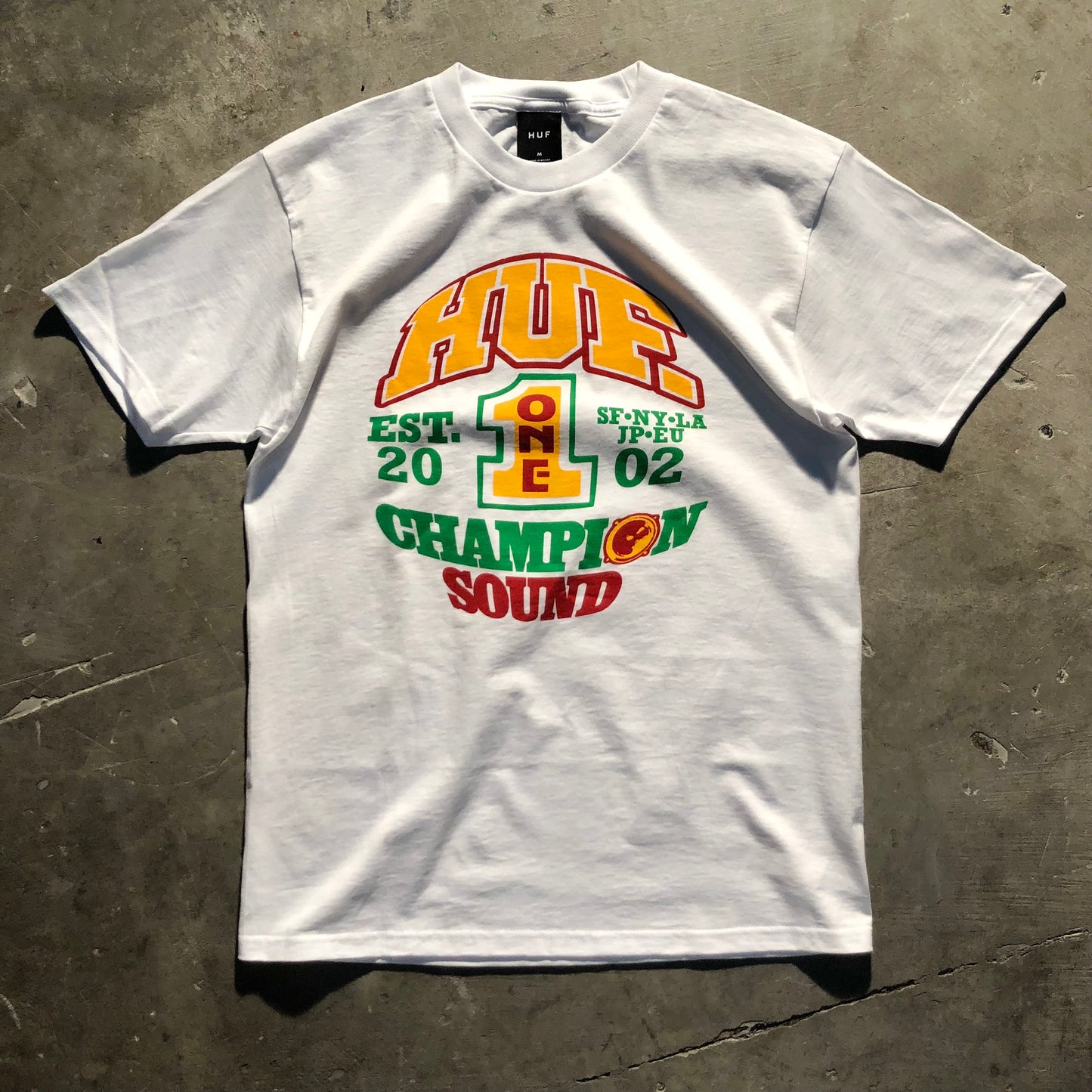 HUF - Champion Sound Tee - White