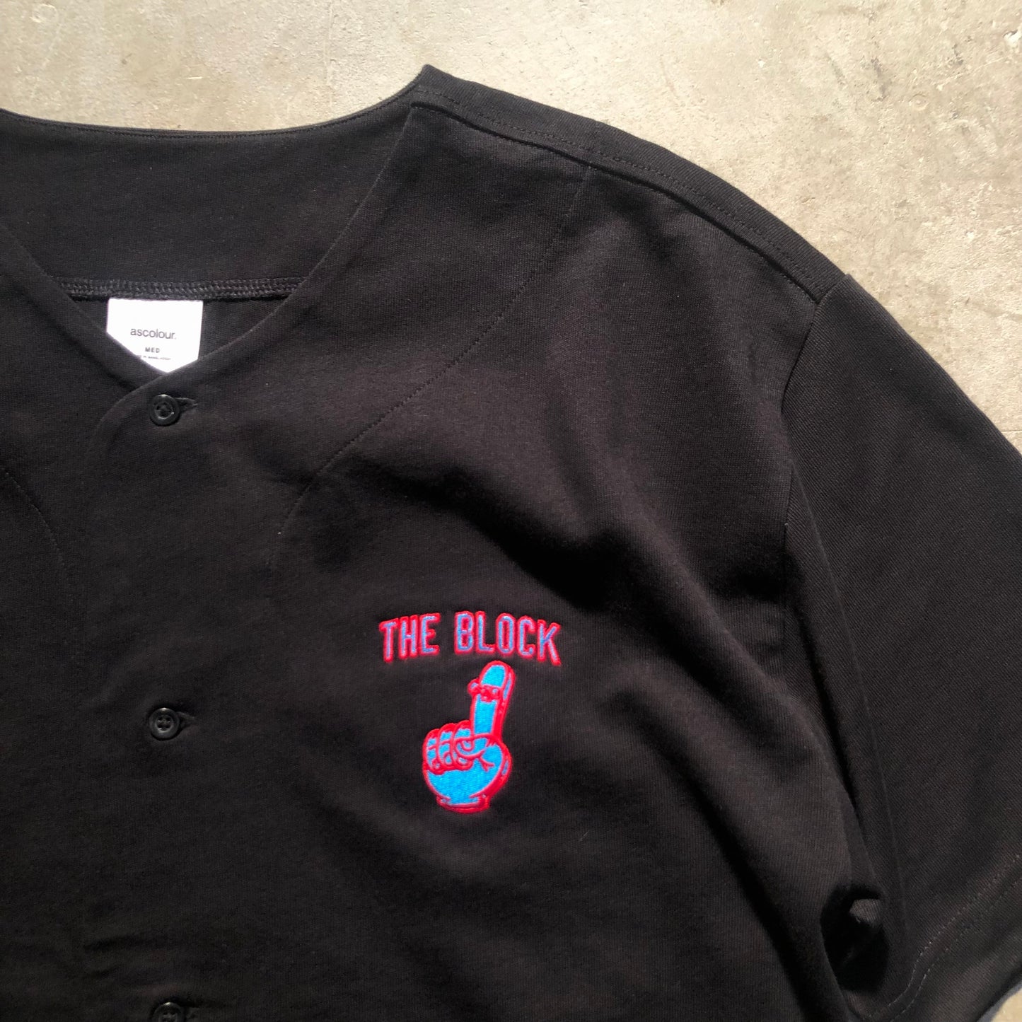 Block - Home Plate Henley Jersey - Black