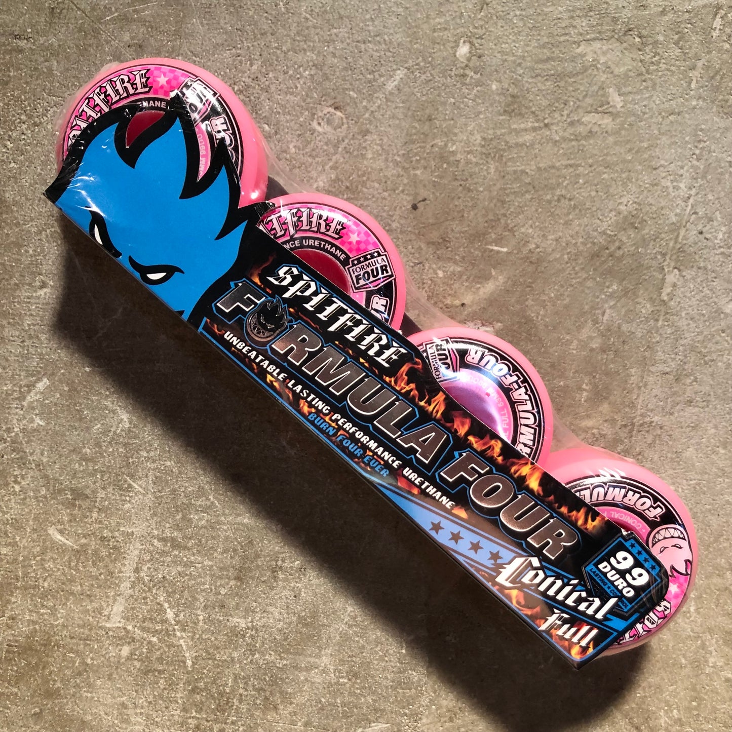 Spitfire - F4 Conical Full Wheel - Pink 53mm 99d