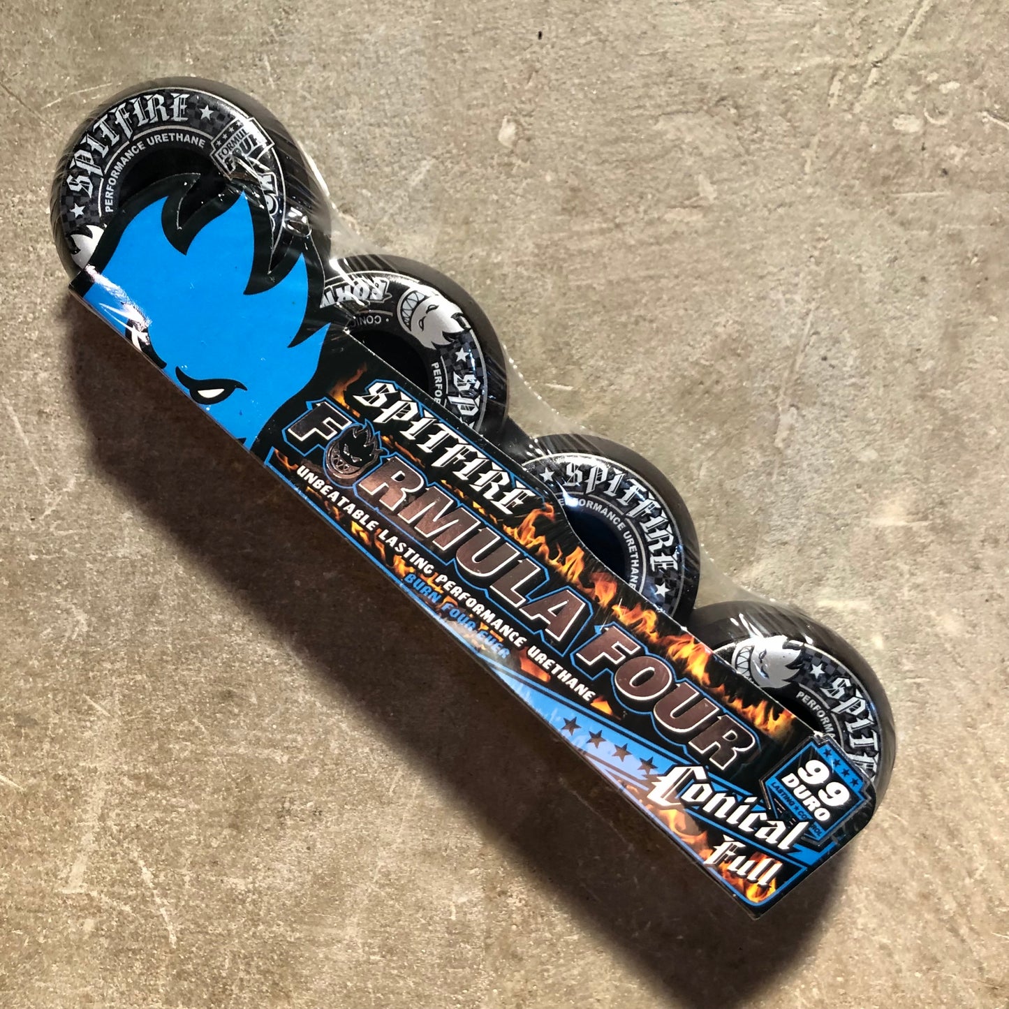 Spitfire - F4 Conical Full Wheel - Black 54mm 99d