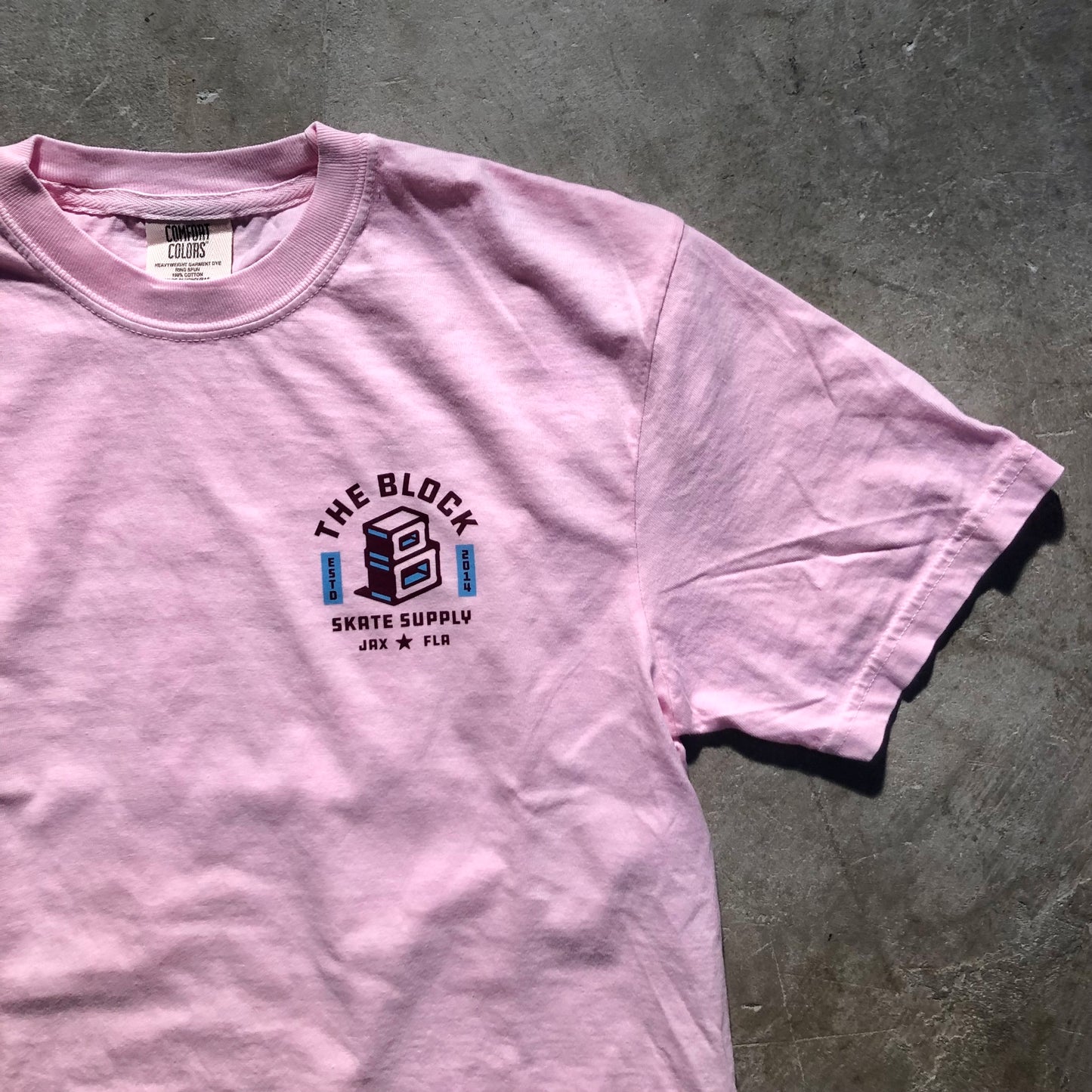 Block - Painter's Tee - Pink