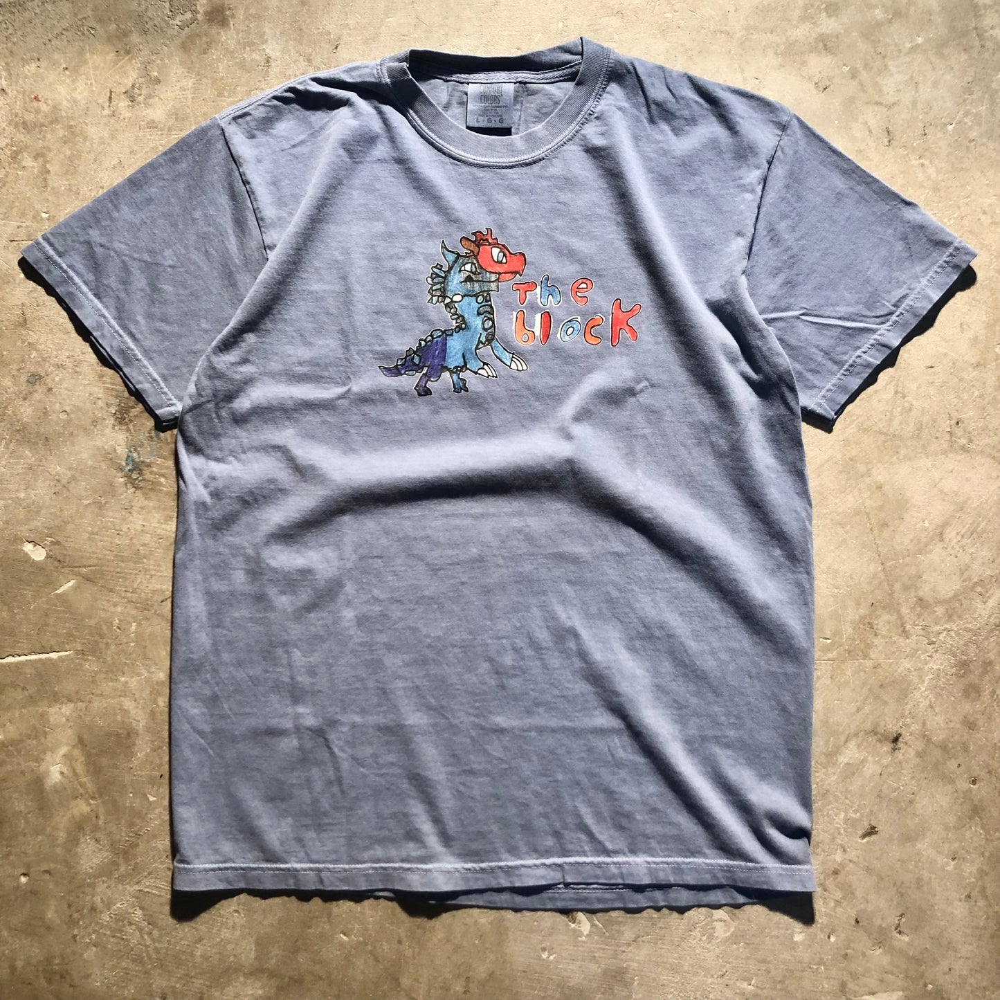 Block - Sturgill King Dragon T-Shirt - Denim Blue