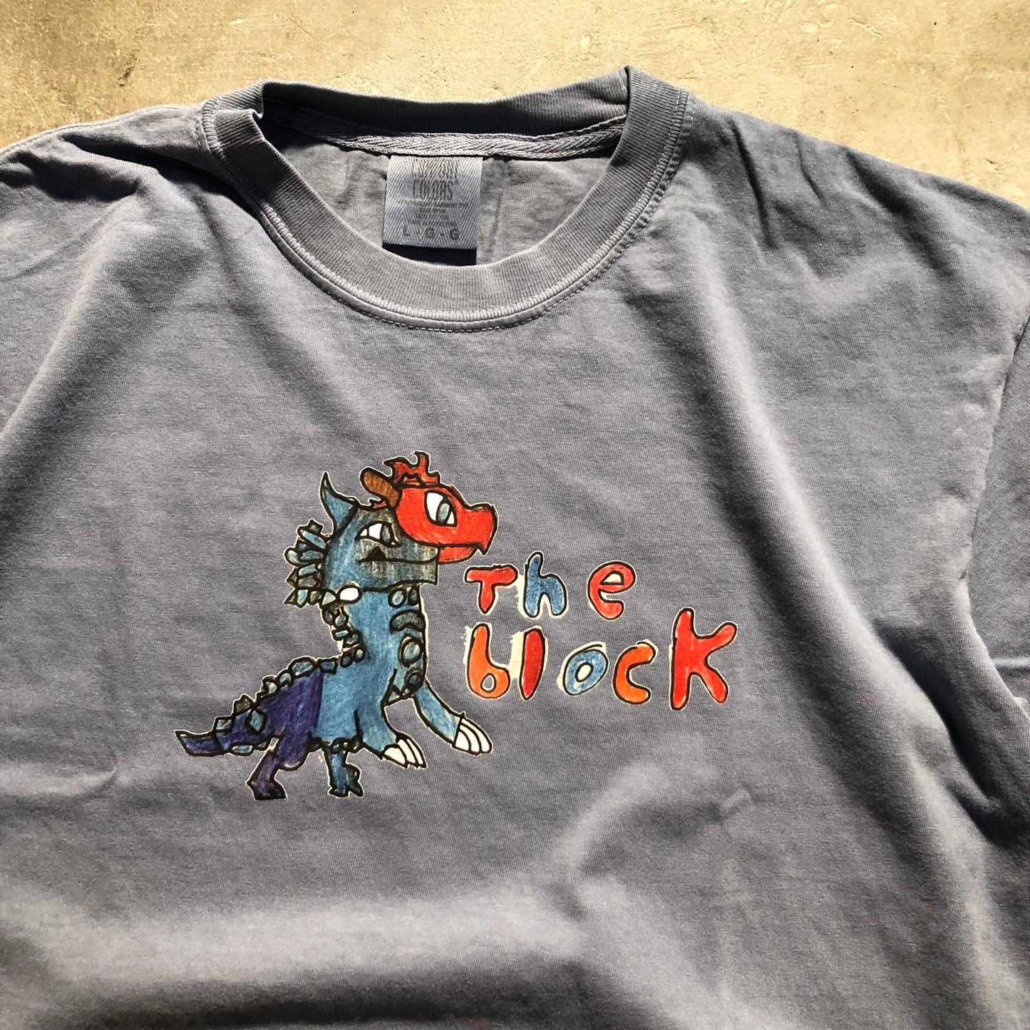 Block - Sturgill King Dragon T-Shirt - Denim Blue