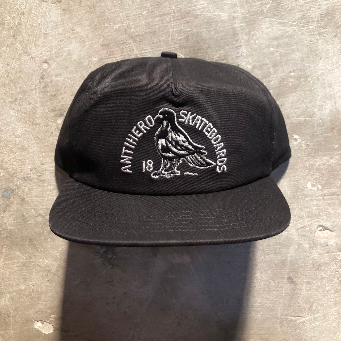 Anti-Hero Skateboards - Clubhouse Snapback Hat - Black