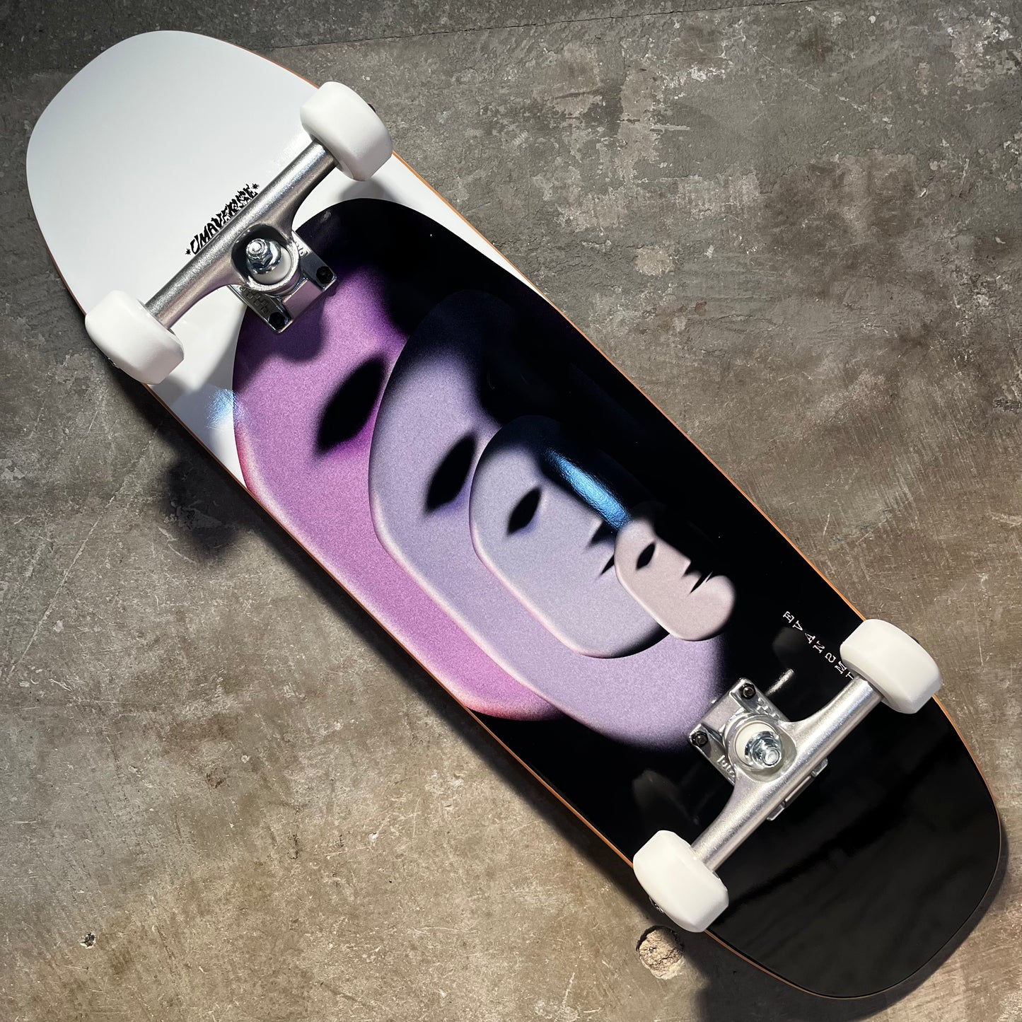 Umaverse - Evan Smith Faces on Fork Complete Skateboard - 8.9"