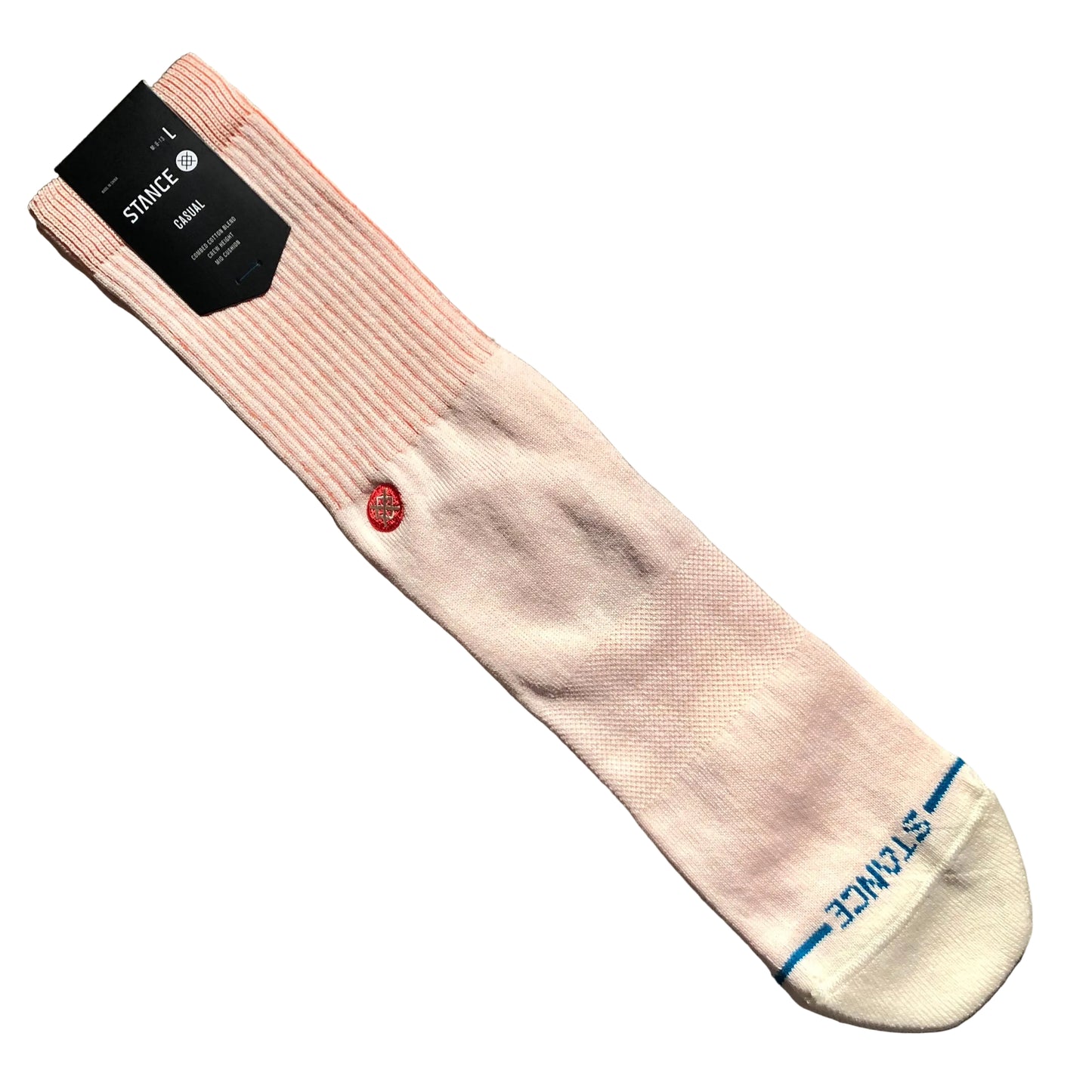 Stance Socks - Icon Pop Crew Sock - Coral