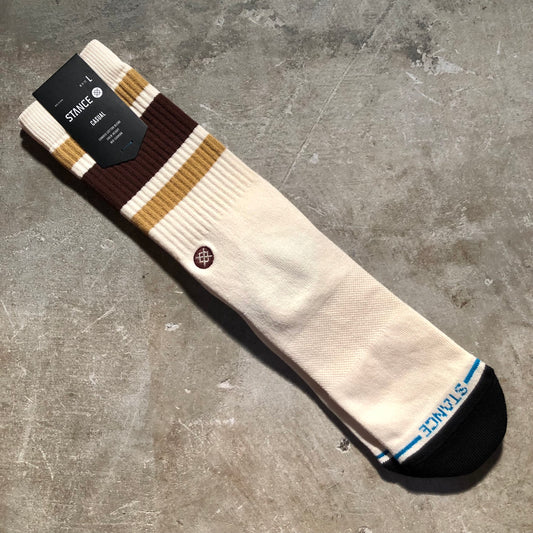 Stance Socks - Boyd St Crew Sock - Dark Brown