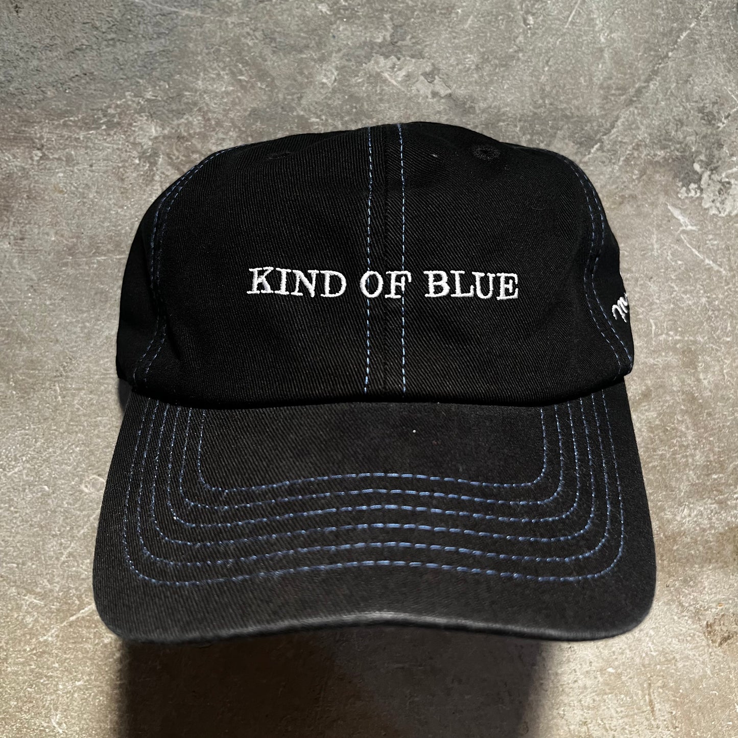 Butter Goods - Miles Davis King of Blue 6 Panel Cap - Black