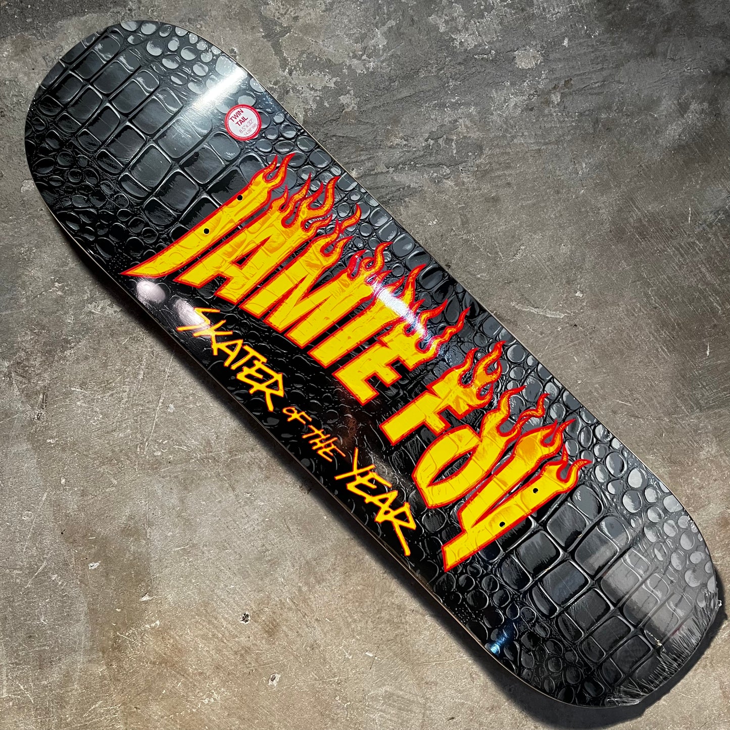 Deathwish Skateboards - Jamie Foy SOTY 2024 Deck - 8.5" Black