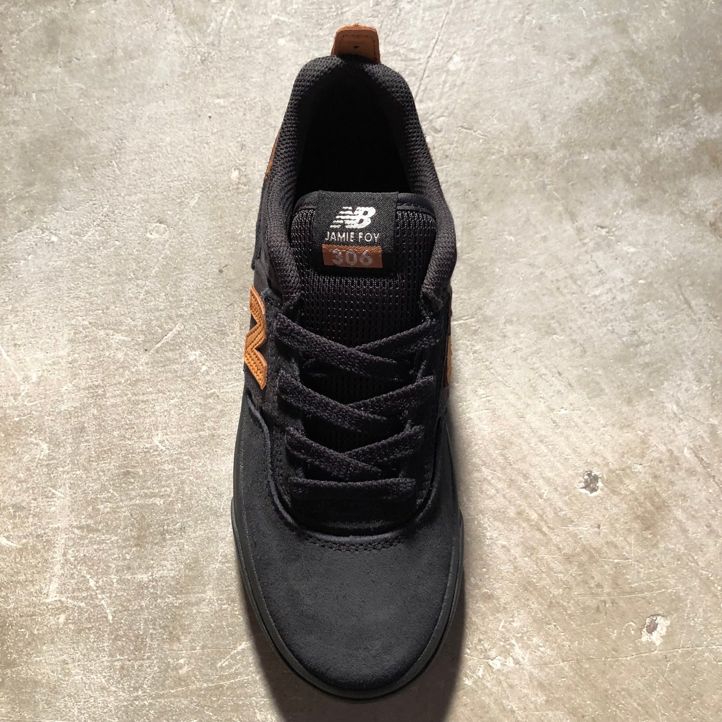 New Balance Numeric - Kids Jamie Foy 306 Shoe - Black / Baked Clay