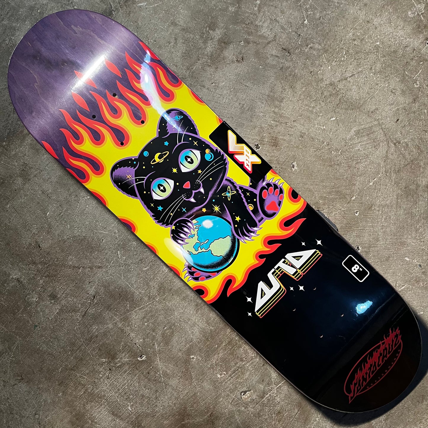 Santa Cruz - Asta Space Kitten VX Deck - 8.00"