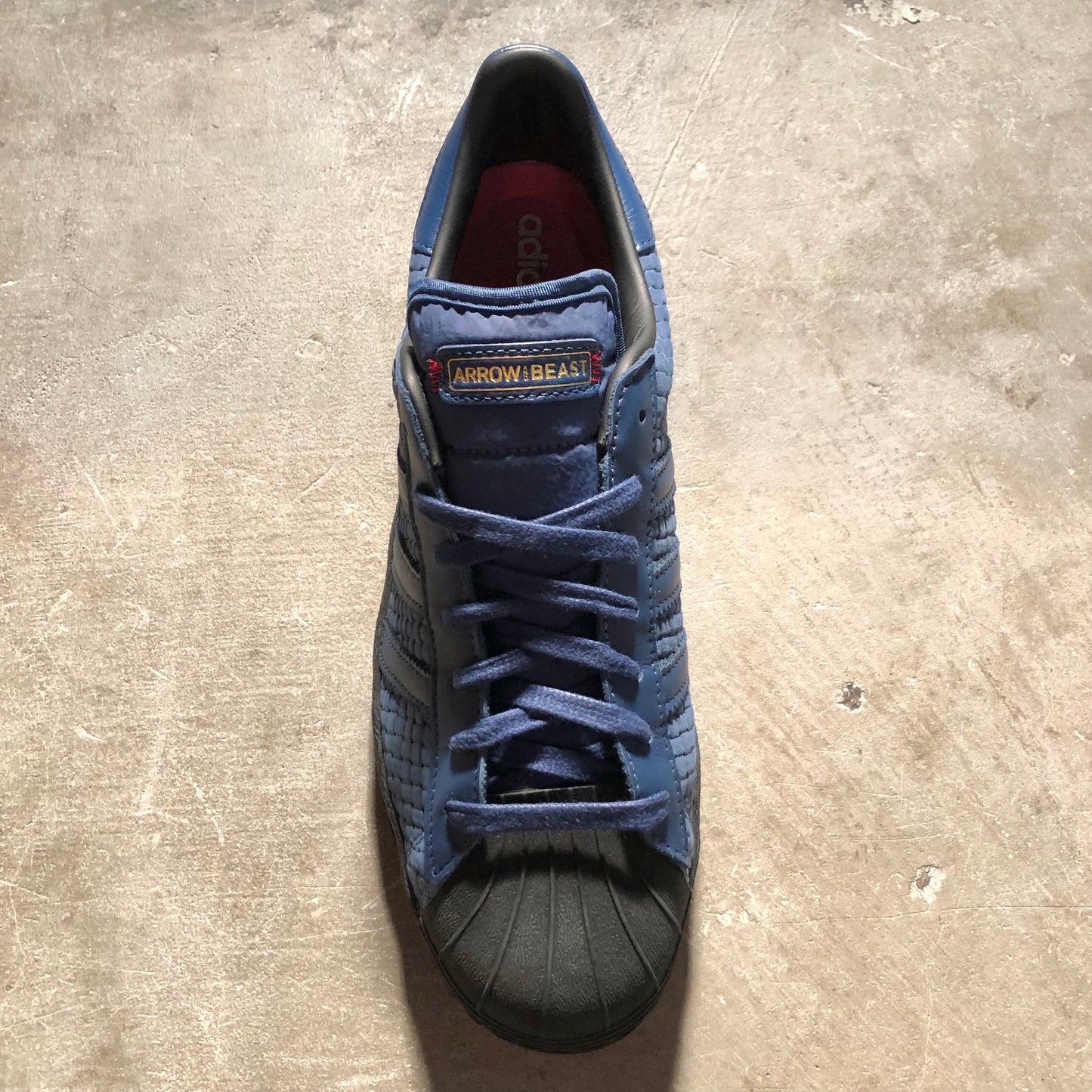 Adidas - Arrow & Beast Superstar ADV Shoe - Navy