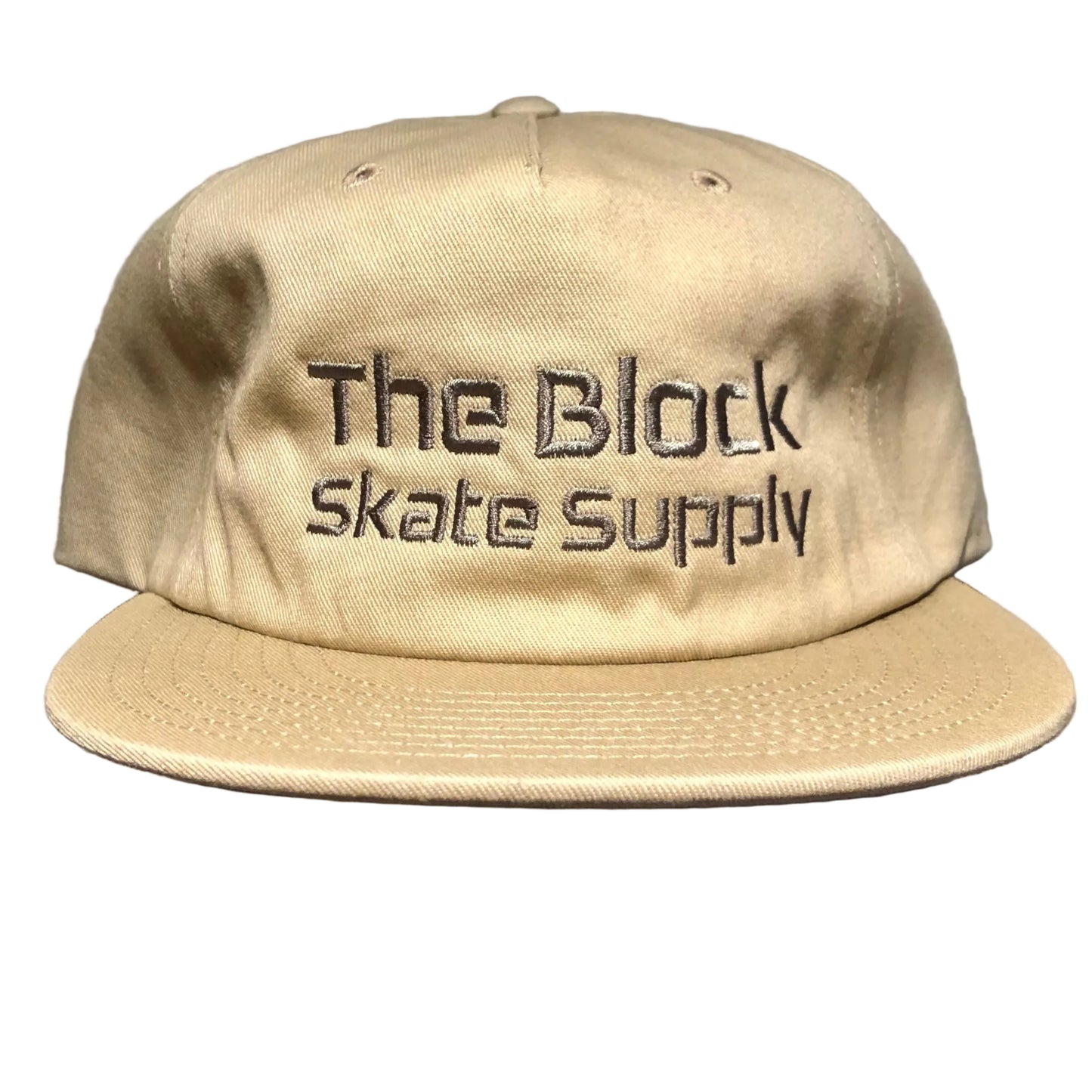 Block - Block Type Logo Snapback Hat - Khaki / Army Green