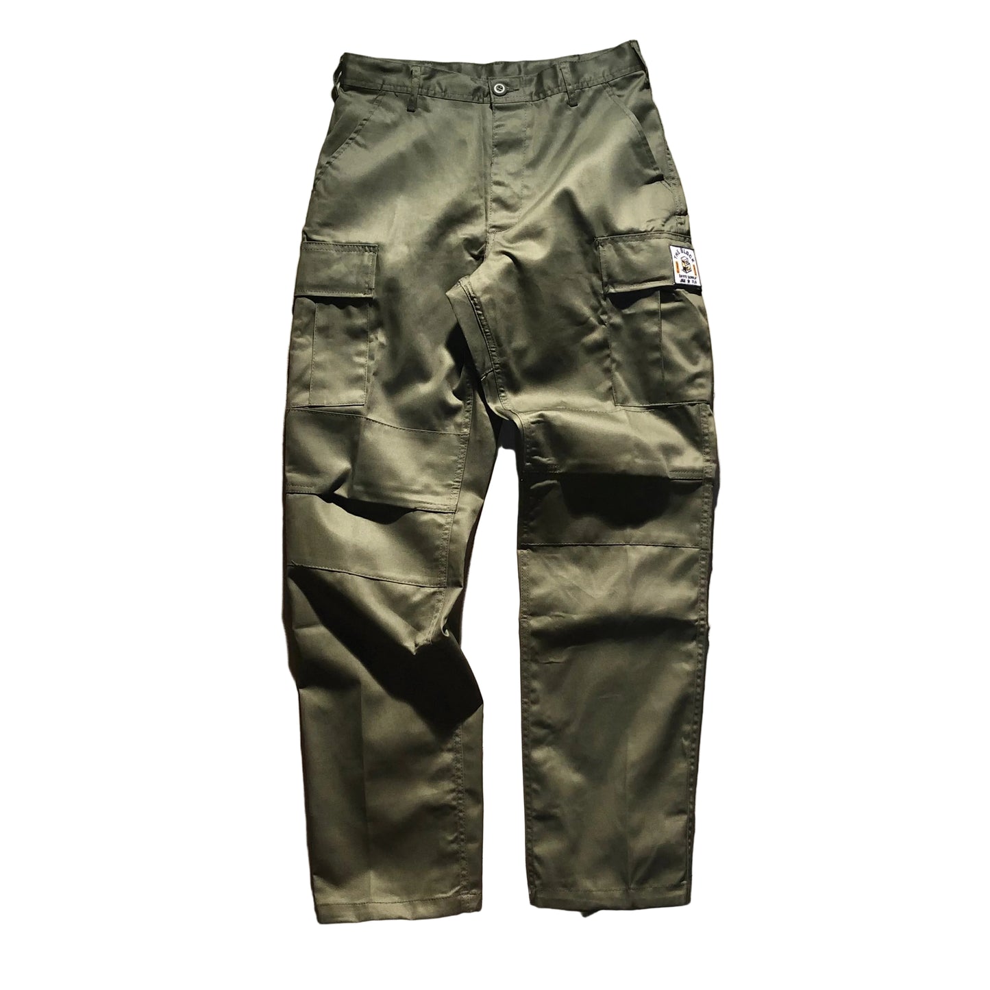 Block - Roots Logo Cargo Pants - Olive Drab